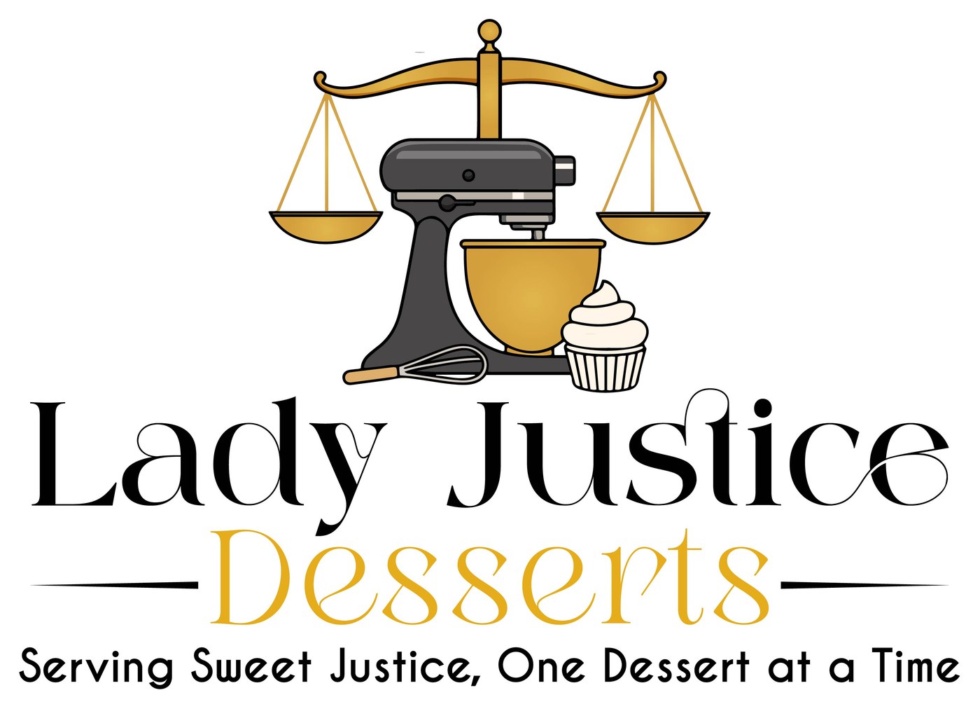 Lady Justice Desserts logo